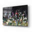 Art mural en verre épique «Dark Garden» par Danhui Nai, 16 po x 12 po