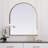 Sabine Metal Arch Wall Mirror-272105434-272105258