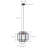Elijawon 1 - Light Matte Black Geometric Pendant