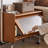 Coat Rack Hanging Shelf Cabinet Glass Storage