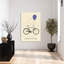 Anatomie d'une bicyclette, paysage contemporain abstrait, art mural-129549117
