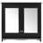 3-In-1 Wall Mounted Bathroom Mirror Cabinet With Adjustable Shelves & Soft Close Doors-1305167098