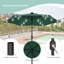 Parasol de marché lumineux 7,5 pi Asylbek-456387851