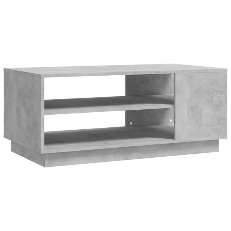 Coffee Table 102x55x43 cm Engineered Wood, Concrete Grey