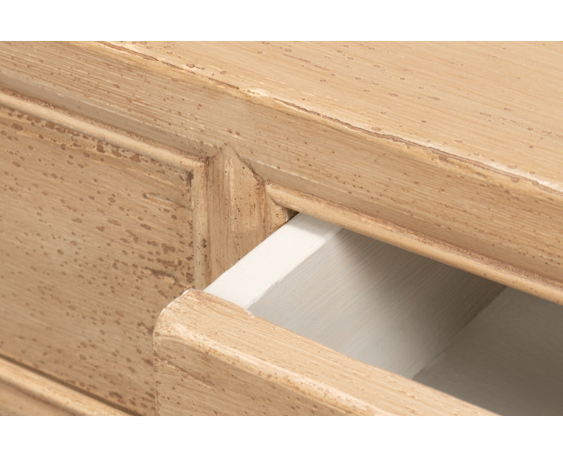 Jeweler 86'' W Solid Wood Console Table