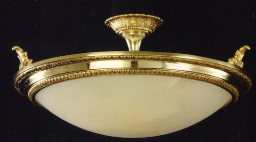 Ballew Glass Semi Flush Mount