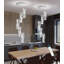 Lustre moderne 5 lumières DEL en acrylique à intensité variable argent-1676519672-1676519677-1676519686