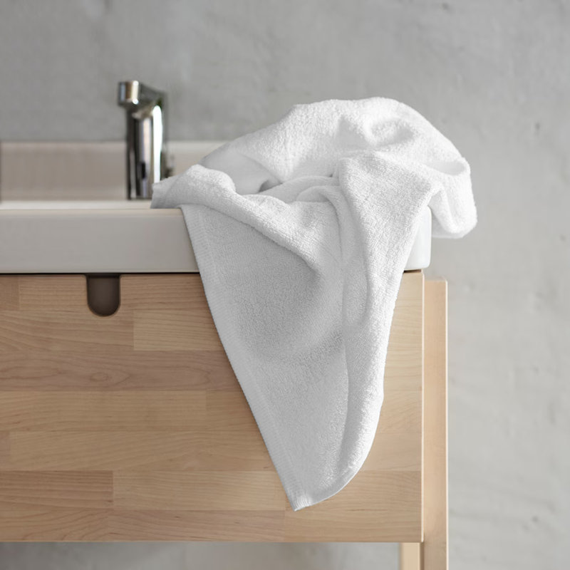 Drap 100% coton biologique Delara, Blanc, 34