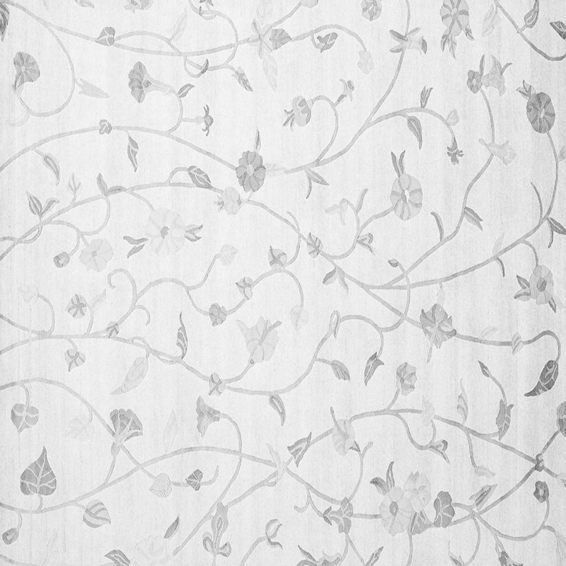 Tapis gris Mullinax, Carré 5 pi