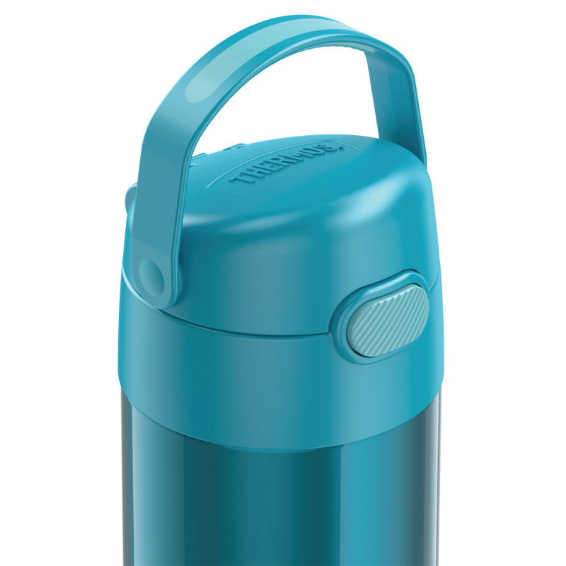 Teal 12oz Stainless Steel Insulated Kids Water Bottle with Straw