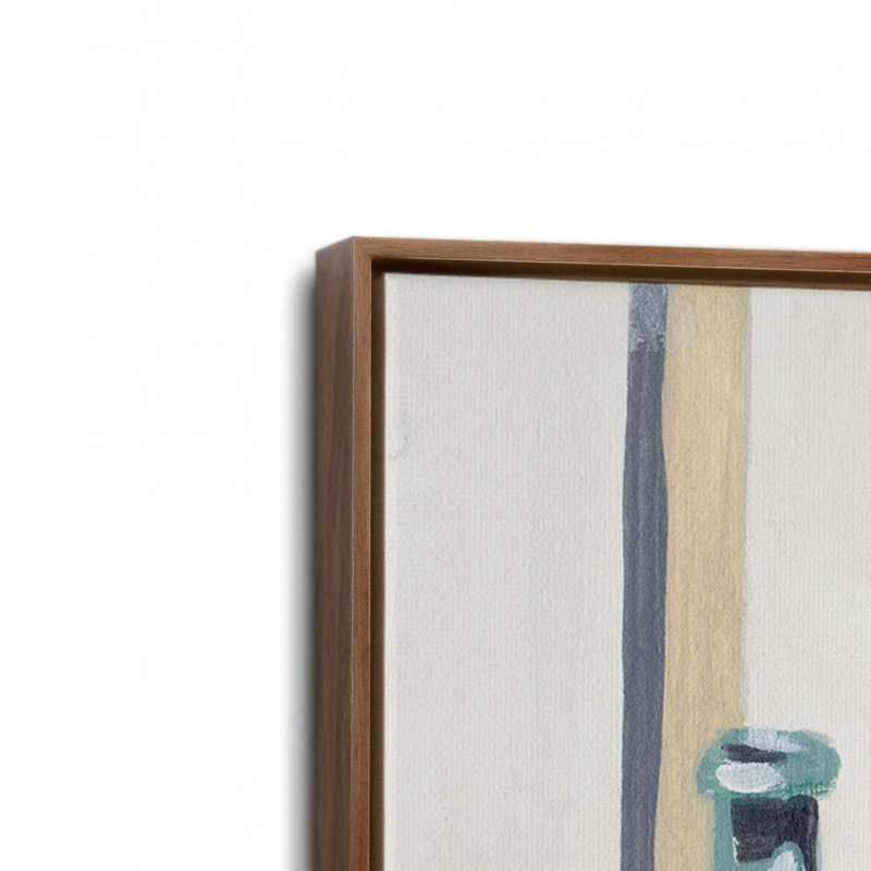 «Sustain Elegance I» par Melissa Wang, reproduction d'art, Brun, «Floater», reproduction encadrée sans passe-par