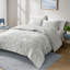 Ensemble d'édredon réversible en sherpa double / grand-119237144-119237143