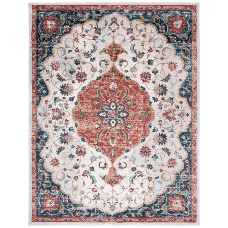 Jard Performance Oriental Rug, Rectangle 8' x 10'