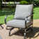 Tapasi 9 - Person Patio Conversation Set with Rocking Lounge Chairs & Optional Firepit Table