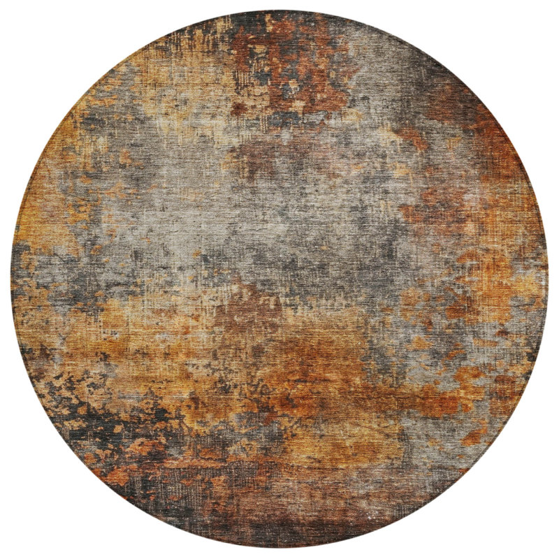 Tapis d'extérieur rond 8 pi