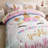 5-Piece Bed in a Bag, 3D Colorful Unicorn Bedding Comforter Sheet Set, Ultra Soft and Fluffy, Pink & Rainbow Color
