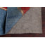 Tapis abstrait en laine fait à la main 6 x 8 po