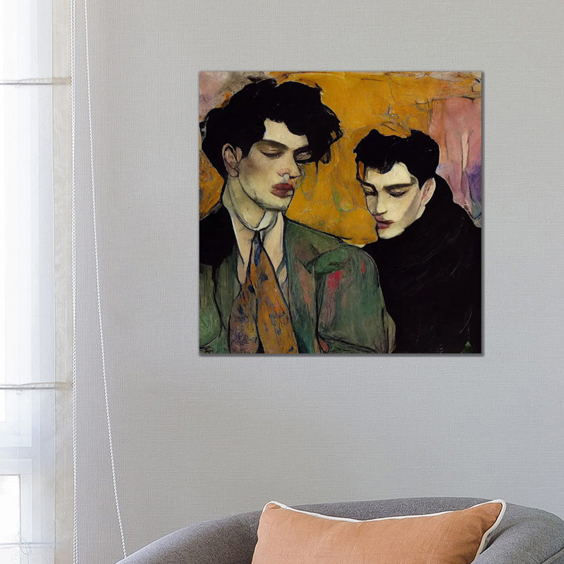 If You Were Mine, 2023 by Brain Wave Cult - No Frame Gallery-Wrapped Canvas Giclée on Canvas, 66.04cm H x 66.04cm W
