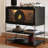 Black Solid wood Display Cases