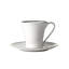 Ensemble de 5 pièces en porcelaine désossée, service pour 1 Comet Platinum