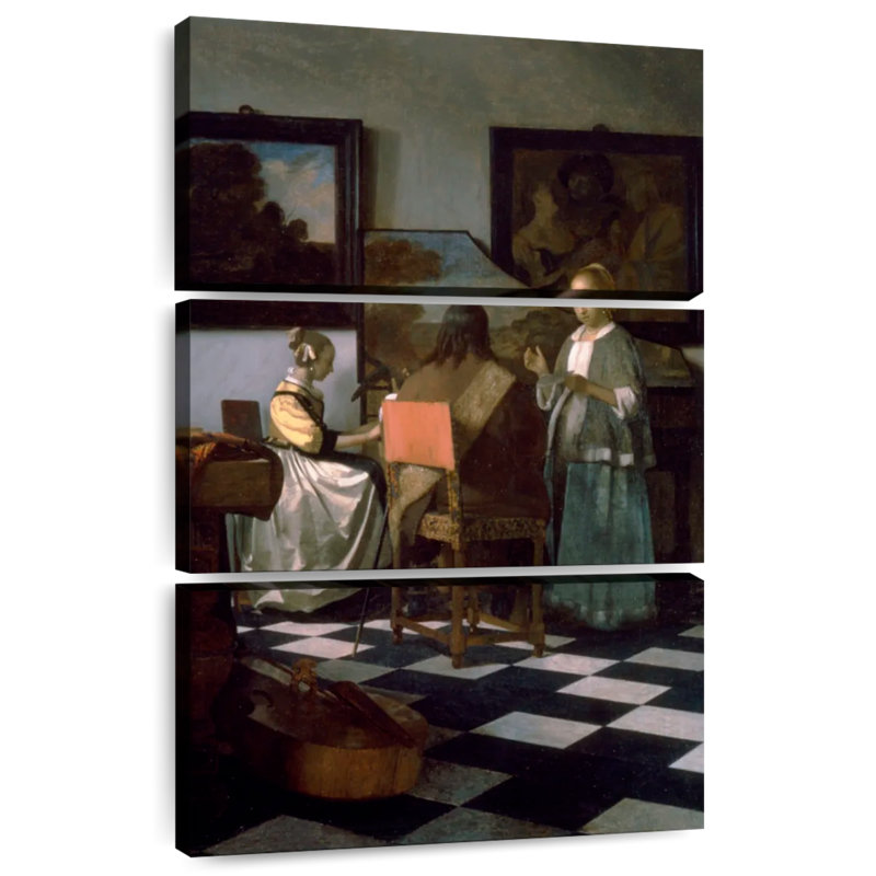 Abarca le concert - 1664, H 38 po x l 24 po