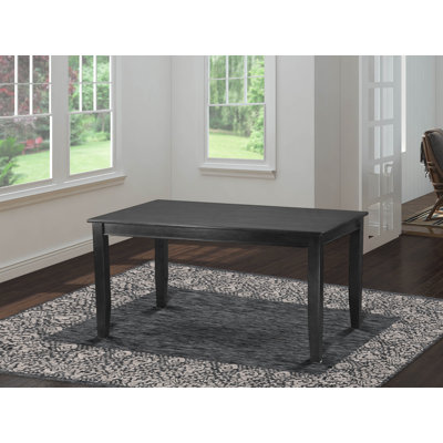 Dudley Kitchen Table - a Rectangle Dining Table Top with Sturdy Legs,