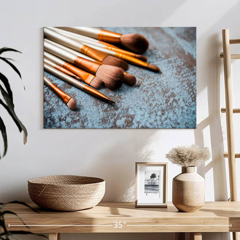 Shuttleworth Makeup Brushes, 16" H x 24" W