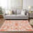 Chayden Washable Damask Indoor / Outdoor Rug-98168784