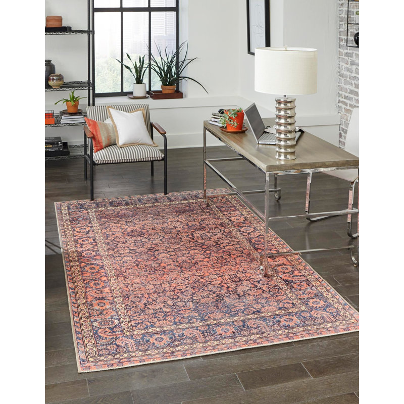 Chenille Geometric Indoor Rug, Rectangle 5' x 8'