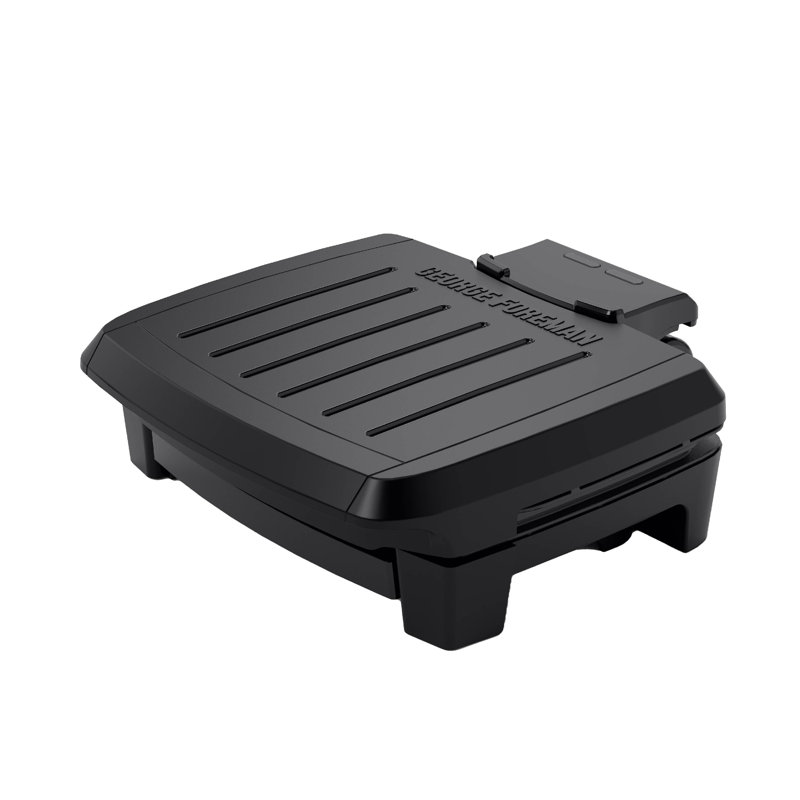 Barbecue submersible George Foreman, 4 pièces, noir, Noir/gris