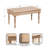 Iqrame Wooden Rectangle Living Room Coffee Table