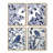 Indigo Song I Framed Print - Set of 4-1490512820