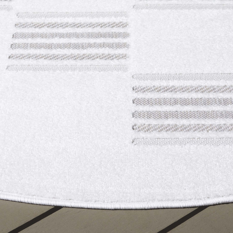 Seela Performance Geometric Rug, Square 6'7"