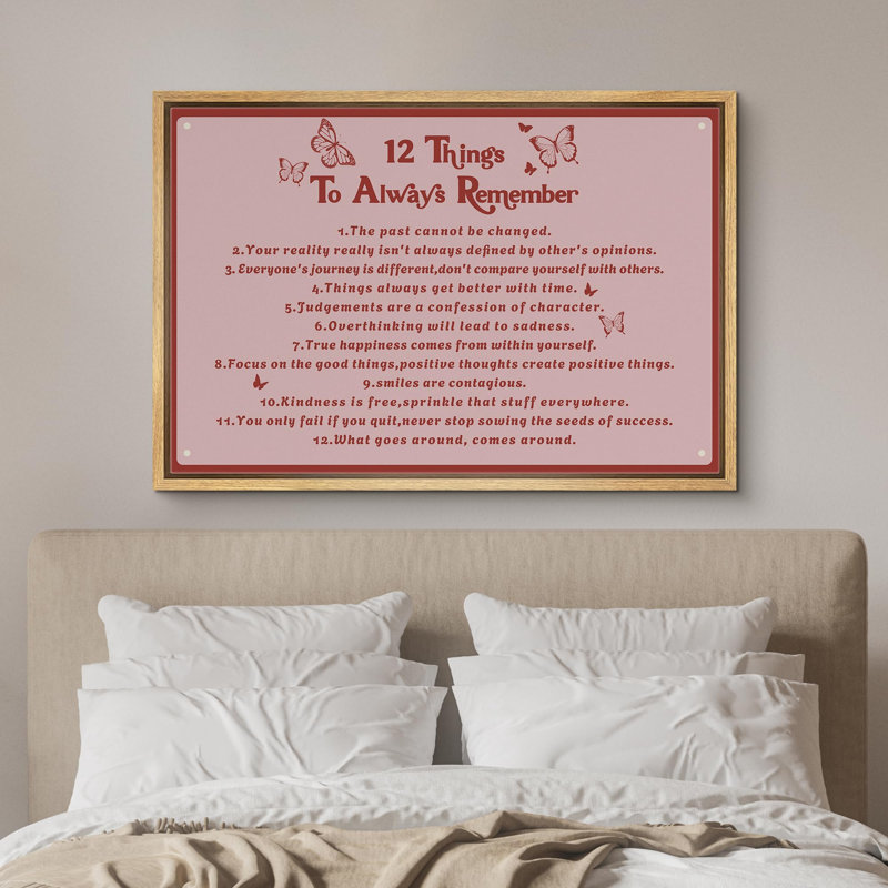Art textuel, encadré sur toile, H 24 po x l 36 po x P 1,5 po, Naturel