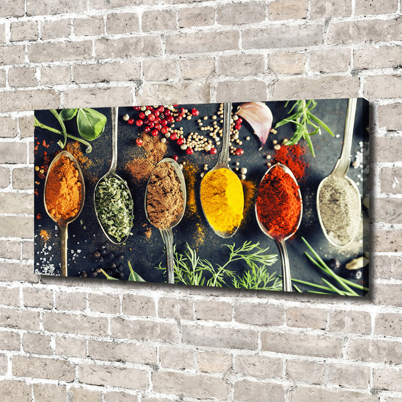 Colourful Spices - Wrapped Canvas Print