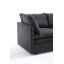 Canapé modulaire moderne, canapé rembourré 5 places, canapé-lit avec repose-pieds