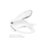 PureWash E700 Elongated Heated Bidet Toilet Seat with Remote Control, Bidet Warm Water