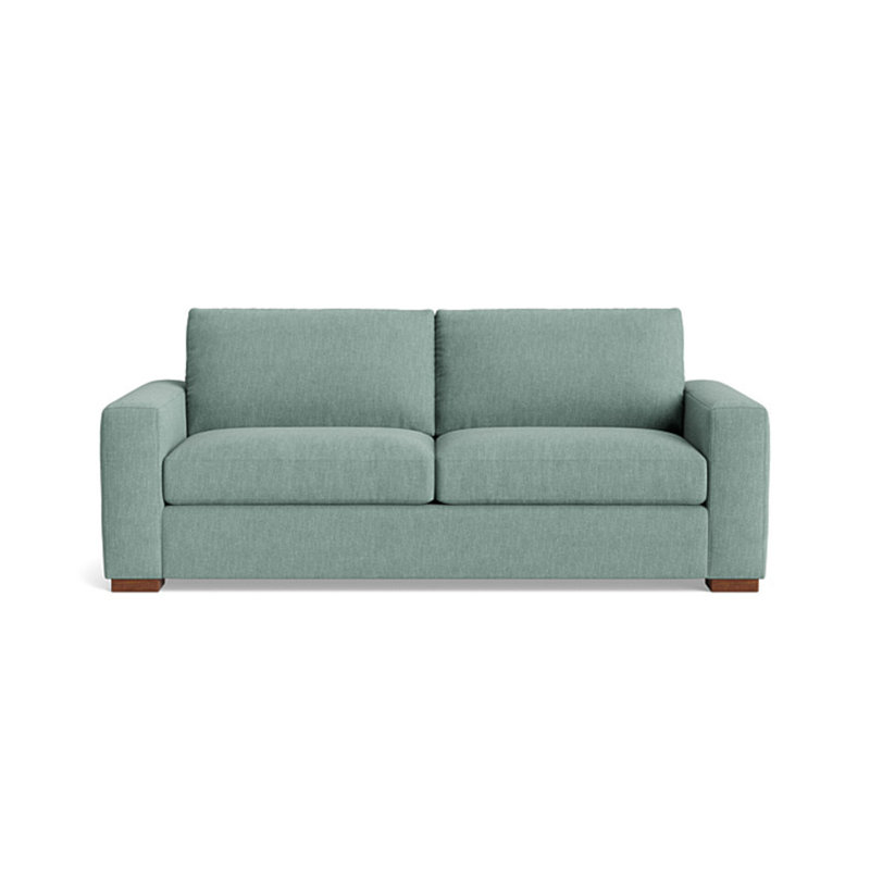 Couch Potato Sofa (95"), Performance Weave - Carrot