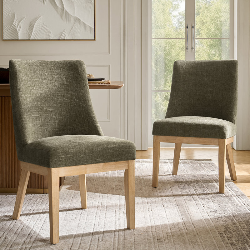 Chaise en bois massif Hedda Farmhouse, Moss