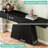 63" Black Console Table