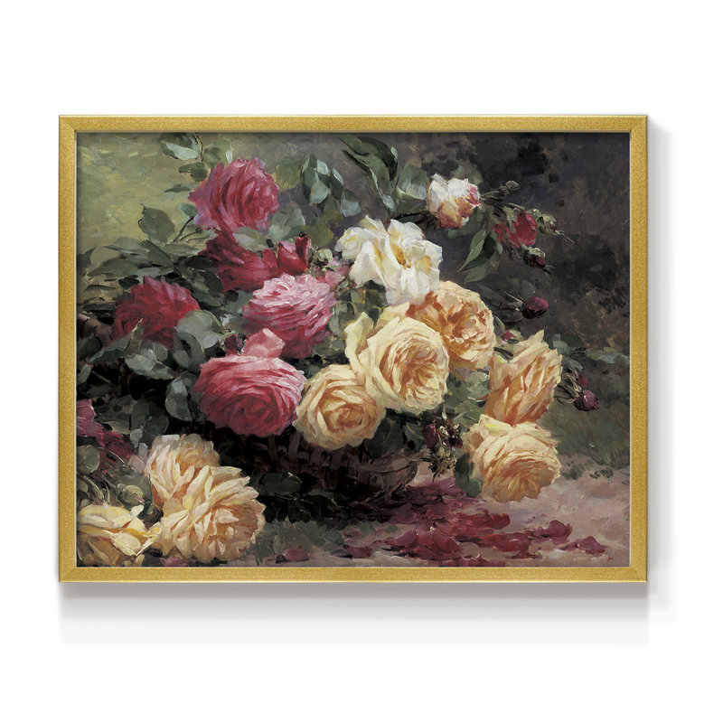 Roses Revisited -Framed Print - Restickable
