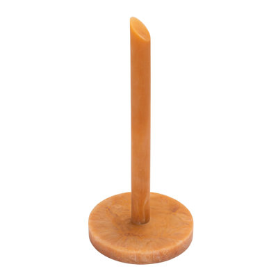 Round Marbled Resin Paper Towel Holder