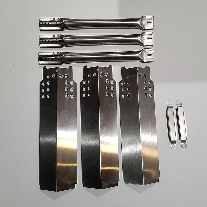Quickflame 4'' W x 13'' D Metal Replacement Grill Burner