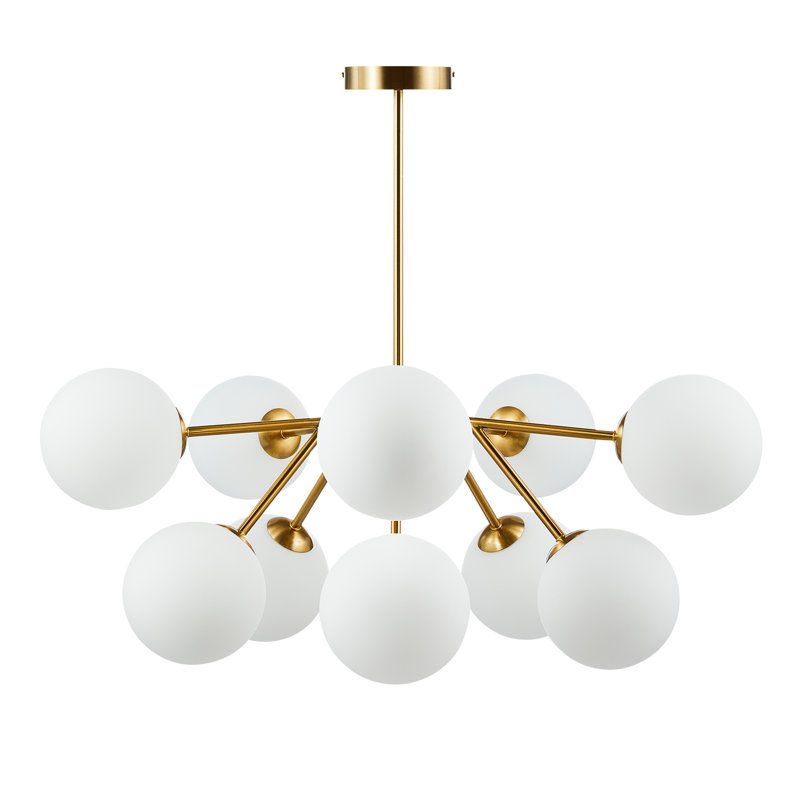 Lustre sphérique Spoutnik à 10 lumières