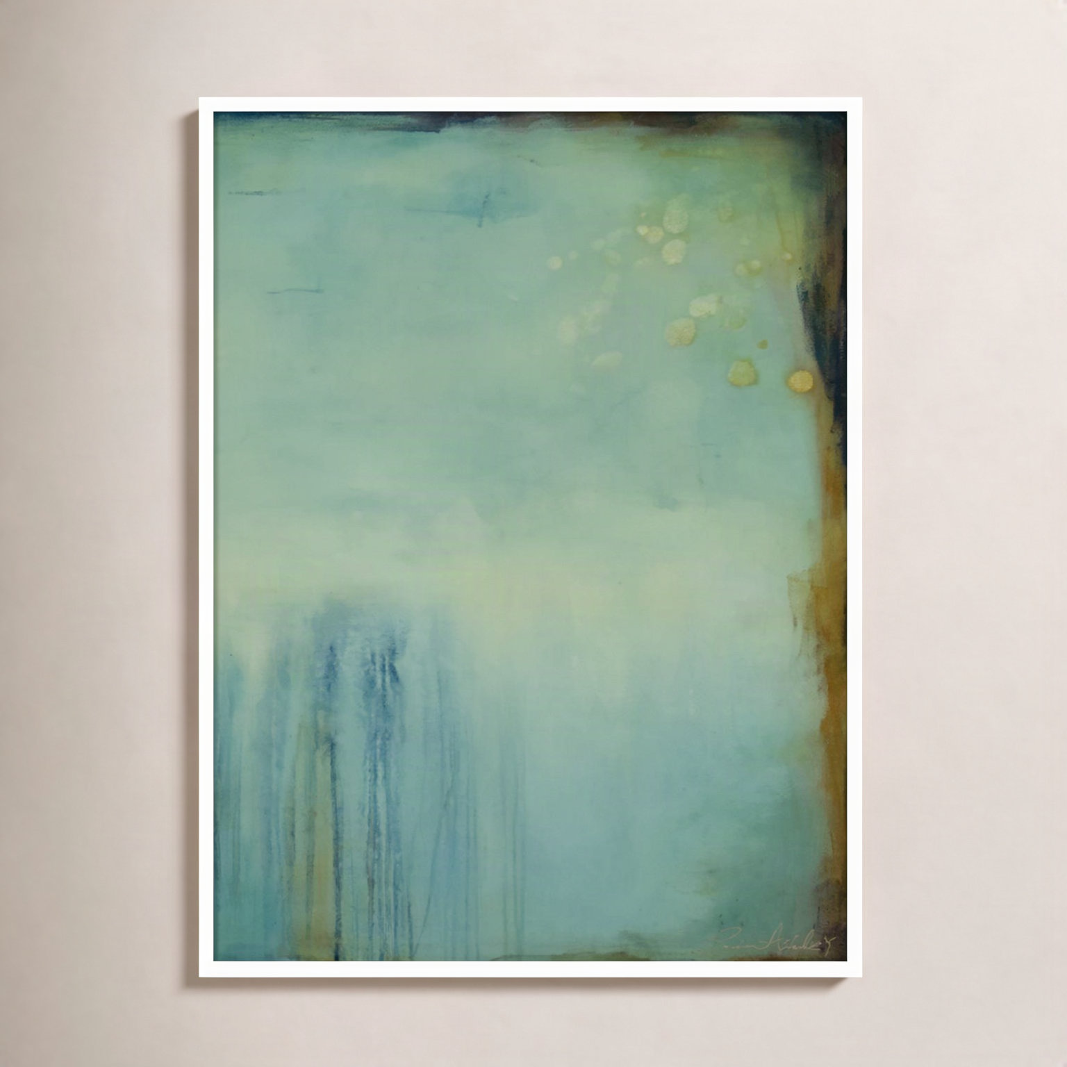 Whispering Souls II Print by Erin Ashley, 41" H x 31" W, White