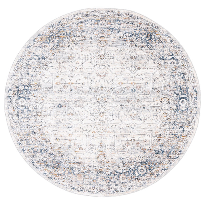 Gefell 600 Performance Oriental Rug, Round 6'