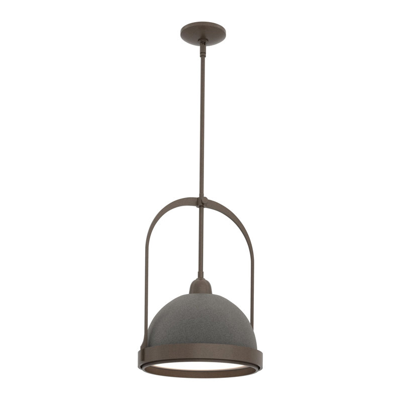 Atlas 1 - Light Single Dome Pendant, Natural Iron, Bronze