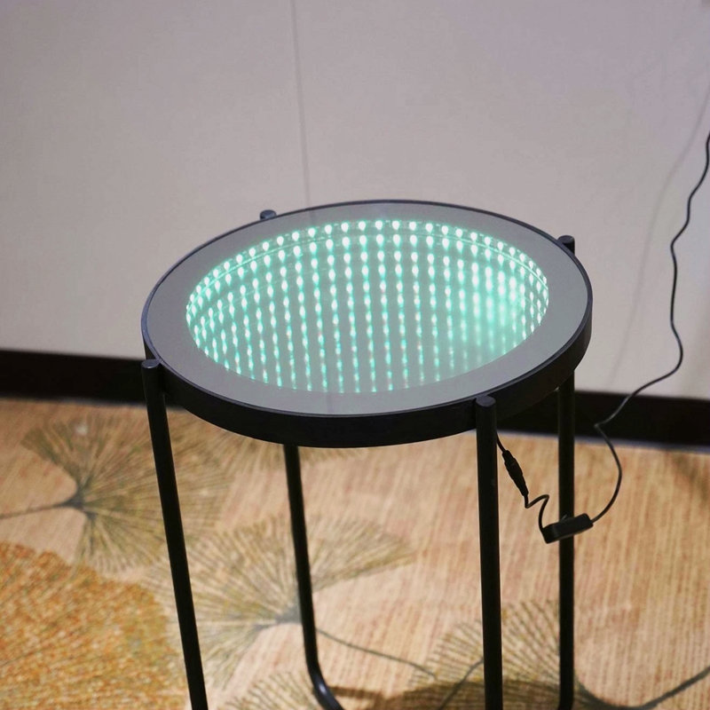 Led Round End Table