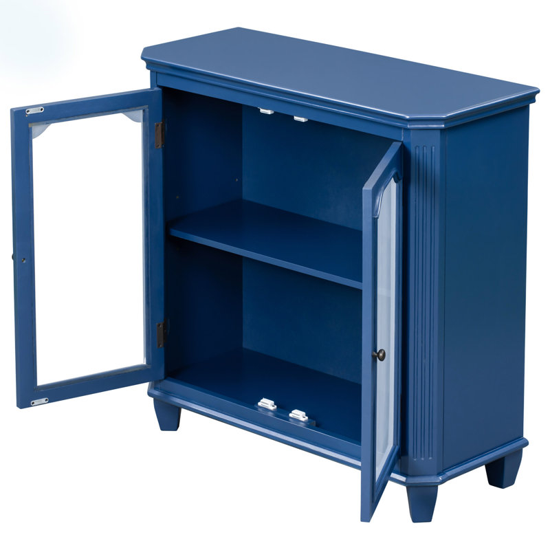 Large desserte 36,12 "Junad, Bleu marine