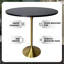 Table de salle à manger à hauteur de bar Greydon-722927070-722927057